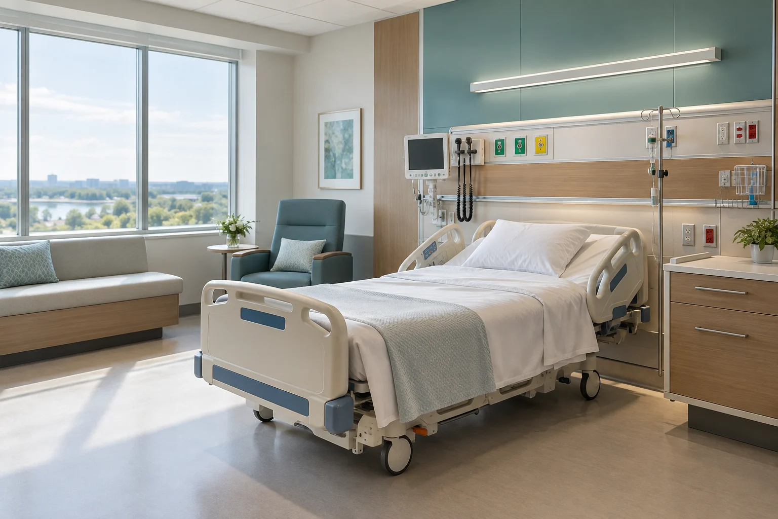Hospital patient room — MedicBen